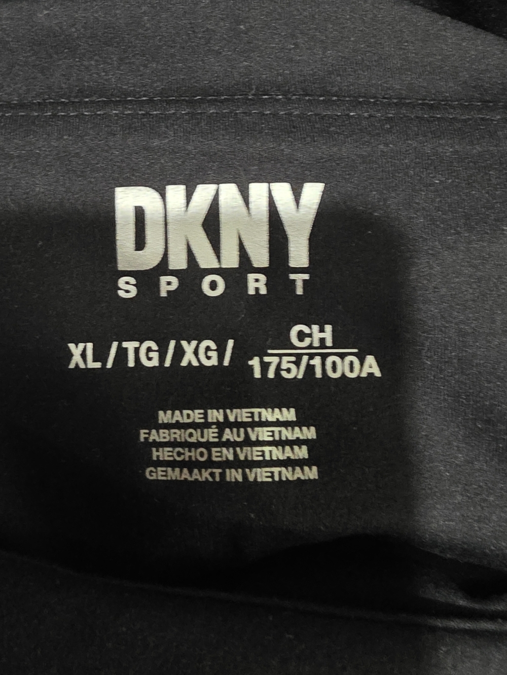 DKNY Sport Black Square Neck Cropped Shelf Bra Tank Streetwear Sporty Size XL - Picture 8 of 11